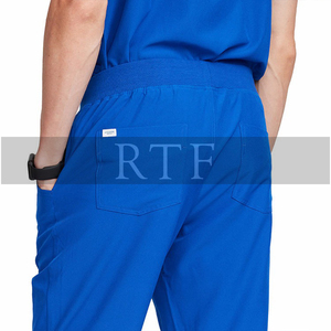 ชุดเครื่องแบบโรงพยาบาลสำหรับผู้ชายไซส์พิเศษชุดเครื่องแบบพยาบาลขัดตัวสำหรับฤดูใบไม้ร่วงคอวีออกแบบได้ตามต้องการเป็นมิตรต่อสิ่งแวดล้อม - Product Image 6