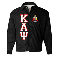 Veste coupe-vent vintage de bonne qualité avec logo personnalisé brodé de lettres grecques pour les vêtements Alpha Psi Delta Chi Xi Beta