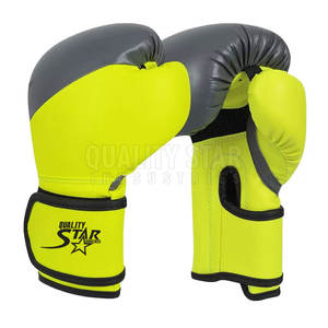 Guantes de boxeo de cuero hechos a medida, el mejor servicio OEM - Product Image 1