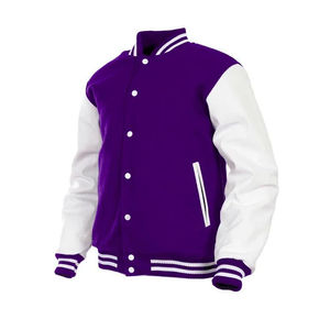 Veste universitaire élégante pour hommes, douce et confortable pour une tenue décontractée et une utilisation quotidienne Vestes avec broderie en chenille - Product Image 6