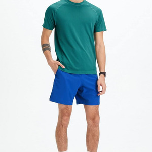 Pantalones Cortos Deportivos para Hombre, de Alta Calidad, Tejido de Lona, Secado Rápido, Ecológicos, Cintura Elástica, Transpirables, Color Sólido Personalizado - Product Image 4