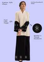 Abaya Grande Taille la Plus Vendue avec Tailles et Couleurs Personnalisées pour Filles – Utilisation Quotidienne à l'Exportation
