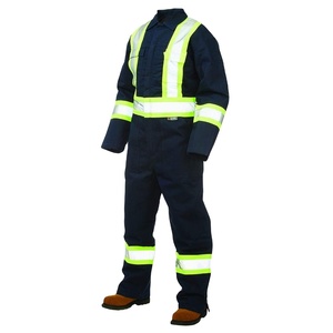 Combinaisons de travail de vêtements de sécurité réfléchissants haute visibilité sur mesure Combinaisons de travail légères de sécurité du corps entier - Product Image 1