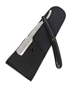Maquinilla de afeitar Cutthroat de borde recto de calidad clásica profesional para salón y uso doméstico - Product Image 4