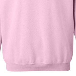 Sudadera AKA 1908 Ivy con Cuello Redondo, Bordado Rosa Claro y Verde, Prenda Personalizada para Hermandades Griegas - Product Image 4