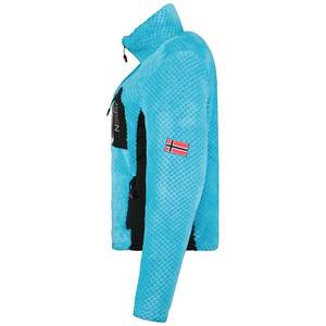 Veste en polaire décontractée à col montant respirante et unique pour femmes, fermeture éclair confortable, vêtements d'hiver confortables, veste à coupe moderne - Product Image 4