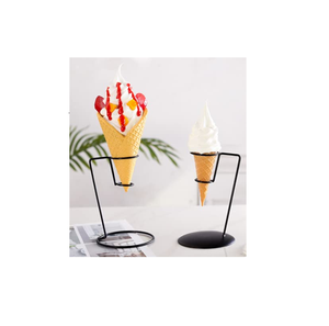 Soporte de exhibición de cono de helado de metal, soporte de exhibición de helado de 4 piezas, estante para artículos decorativos, gran oferta - Product Image 2