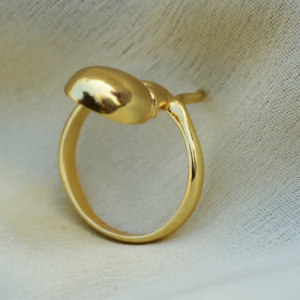 Minimalist Bud <b>Rings</b> 18k Gold Plated Brass <b>Rings</b> <b>Dainty</b> Wholesale <b>Rings</b> for women - Product Image 5