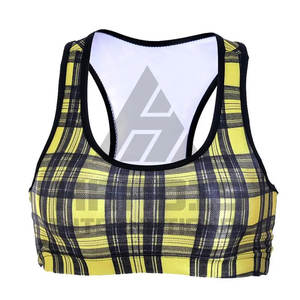 Latest Design Hot Selling Ladies Professional Customized Sublimation Printed Style Plain <b>Backless</b> Crop <b>Sports</b> <b>Bra</b> - Product Image 4