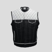 Rompi Vest Berkualitas Tinggi Boomletcorp Ukuran Besar Super Rider untuk Pria, Jaket Kulit Reversibel Tahan Air Musim Dingin, Grosir Baru