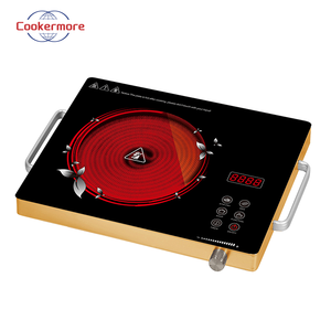 Xách tay duy nhất Burner Bếp cảm ứng Bếp điện tấm tinh thể và điều khiển cảm ứng dễ dàng làm sạch bếp cảm ứng - Product Image 4