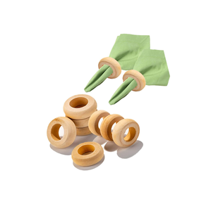 Rond de serviette en bois de marque de qualité supérieure Porte-serviettes fait main Rond de serviette de luxe plaqué or avec vente - Product Image 2