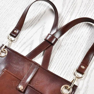 Heavy Duty Thick Fabric Barber <b>Aprons</b> Durable Material <b>Leather</b> Made Hair Cutting Barber <b>Aprons</b> For Unisex - Product Image 4