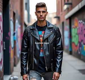 Chaqueta de cuero de diseño personalizado hecha a mano Proveedor Chaqueta de cuero de diseñador Fábrica de fabricación personalizada - Product Image 4