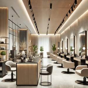 Modern Design LED <b>Lights</b> Foldable Glass Wall <b>Mirror</b> Salon Furniture for Bathroom Gym Mall Hotel Bedroom Use - Product Image 1