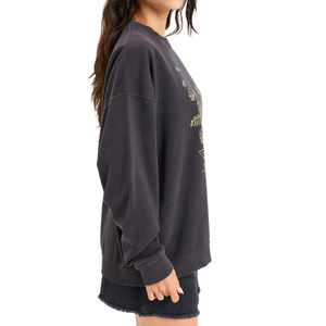 Estilo de jersey con estampado Anti Shrink Algodón de doble cara Cuello redondo Drop Shoulder Pullover Sudaderas - Product Image 2