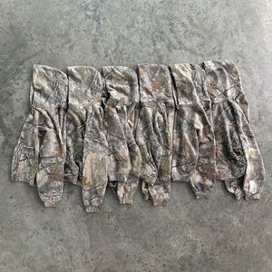 Sudadera con capucha personalizada 2026 de algodón 100% de alto gramaje con estampado DTG de camuflaje de árboles, ideal para caza y fabricantes de ropa agrícola. - Product Image 2