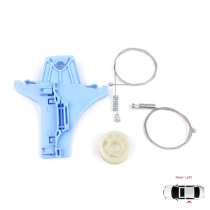 BWR5346 Power Window Regulator Repair Set Rear Left for Jetta MK6 A6 IV 2010-2018 5C6 1B 162 163 AV2 AV3 5C6839461 - Product Image 1