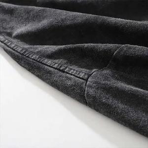 2025 logotipo personalizado gráfico algodón Crew Ne corto Sve camisetas pesado de gran tamaño Boxy Fit pantalla impresa para hombres técnica lavada - Product Image 4