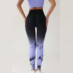 Mallas de mujer Yoga Gimnasio Deportes Top Sublimado Impreso Mujeres Fitness Wear Mejor calidad Mujeres Legging - Product Image 3