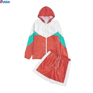 Conjunto de Chaqueta Corta Cortavientos Estampada de Invierno Unisex de 2 Piezas con Cierre, 100% Nailon, Servicio OEM Personalizado Incluido - Product Image 6