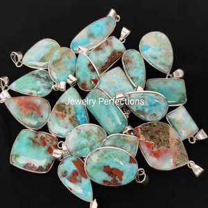 จี้อัญมณีรูปลาริมาร์ธรรมชาติจำนวนมากจี้สร้อยคอแฟชันอินเทรนด์ - Product Image 3