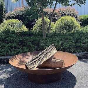 Modern Eco Friendly Metal <b>Fire</b> Pit for Outdoor Use Solid Quality Natural <b>Gas</b> Portable for BBQ Garden Patio Backyard Wholesale - Product Image 3