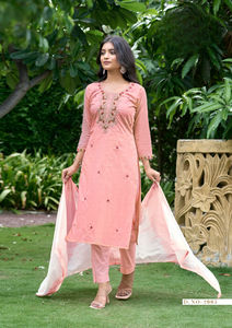 series fancy embroidery work cotton casual wear kurti wholesaler - Product Image 6