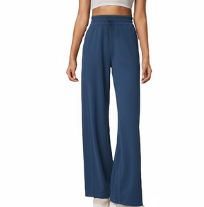 Customized logo Women Yoga Pants Solid Color Gym Fitness Clothing Women Yoga High Waist Sports Yoga Flared pants - Product Image 2