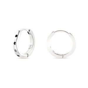 Sculptural Wavy Half Hoop Earrings in 925 Sterling Silver Modern 12mm Lightweight Design for Bold Everyday Minimalist Style - Product Image 1