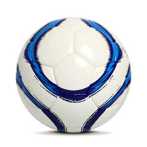 Ballon de football d'entraînement professionnel en cuir PU classique avec logo personnalisé, léger et durable, pour adultes - Product Image 2