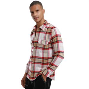 Camisa a cuadros de algodón cepillado clásica personalizada OEM, calidad superior, ajuste cómodo y diseño elegante - Product Image 4