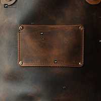 Tablier de soudage sans manches en cuir véritable de haute qualité fabriqué en usine LPN-0013 pour barbecue