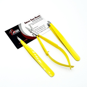 Pince à sourcils en acier inoxydable durable, faite à la main, avec pointes pointues inclinées, ciseaux à ressort - Product Image 2