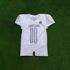 Camiseta de fútbol americano auténtica para niños, tela de poliéster transpirable de calidad superior, superventas, Fútbol auténtico corto - Product Image 2