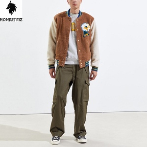 แจ็กเก็ตขนสัตว์สำหรับผู้ชายคอปกตั้งสวมใส่สบายกันลมน้ำหนักเบา - Product Image 2