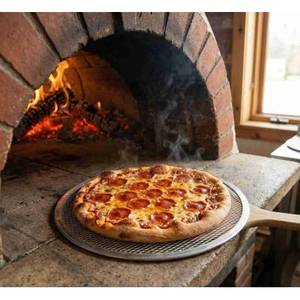 Rejilla de aluminio perforada de 36 cm para pizza - Alternativa a la piedra para hornear para pizzas caseras - Product Image 2