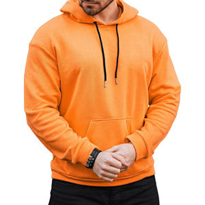 Pull à capuche court de luxe pour hommes 500 Gsm coton Basics personnalisé surdimensionné Streetwear brodé sweats lourds - Product Image 4