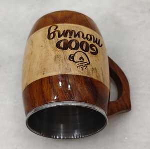 Premium Wooden Coffee Tea <b>mug</b> - Product Image 2
