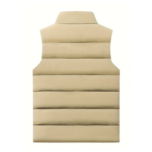 Professionnel fabrique hommes hiver vestes sans manches produits les plus vendus coupe-vent épais homme bouffant gilet - Product Image 2