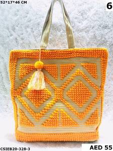 Sacs à bandoulière en coton personnalisables couleurs exclusives directement fabriqués en Inde pour la conception de sac à main de soirée d'artistes - Product Image 3