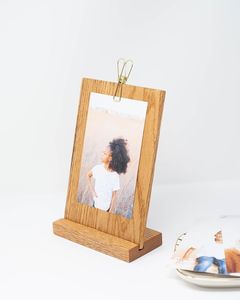 Premium Acacia Wood Handmade <b>Place</b> <b>Card</b> Holder & Wooden Acrylic Sign/Photo Stand - Product Image 5