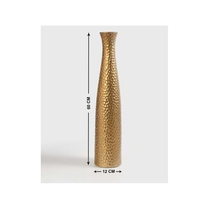 Floreros más vendidos con trenzado dorado para vajilla, maceta dorada de diseño único para artículo decorativo de dormitorio - Product Image 4