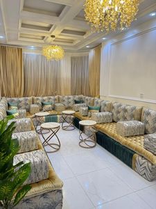 Canapé de style Majlis arabe, design classique, ensemble élégant pour salon, sièges d'angle luxueux, design gain de place - Product Image 3