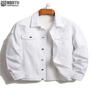 แจ็กเก็ตยีนส์สำหรับผู้หญิงมาใหม่เสื้อแจ็คเก็ตยีนส์ตัวสั้นใส่สบายออกแบบโลโก้ได้ตามต้องการ2025 - Product Image 3