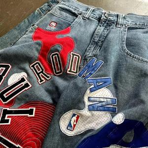 กางเกงยีนส์ผ้าเดนิมรักษ์โลกน้ำหนักเบาออกแบบได้ตามต้องการผ้าเดนิมทรงหลวมระบายอากาศได้ดีสำหรับใส่เดินและชุดลำลอง - Product Image 6