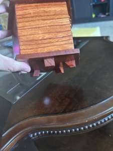 กล่องเครื่องประดับรูปห้าเหลี่ยมกล่องไม้สัญลักษณ์ติดผนังทำจากไม้ของขวัญขายดี - Product Image 2