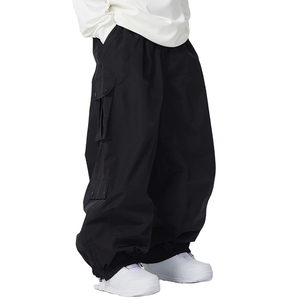 Pantalon de ski et snowboard baggy respirant en nylon avec fermeture éclair pour l'hiver par AMAZING INDUSTRIES - Product Image 4