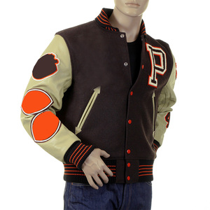 Chaqueta Universitaria para Hombre, Chaqueta Varsity con Letras del Equipo, Chaqueta Personalizada con Parche de Chenilla Bordado, Ropa de Calle - Product Image 3