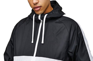 Survêtement coupe-vent en nylon réfléchissant à demi-zip pour homme, ensemble deux pièces en nylon pour l'extérieur à prix avantageux - Product Image 5
